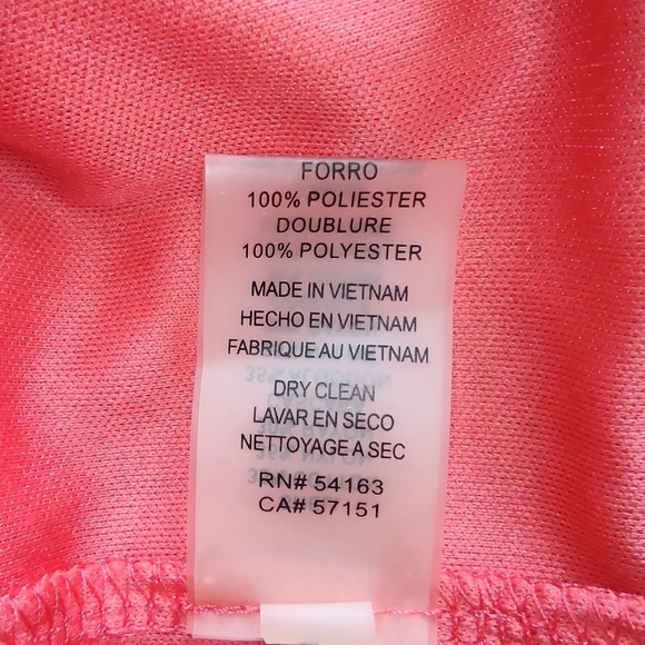 Vince Camuto Pink Lace Dress Size 8 - Picture 7 of 8